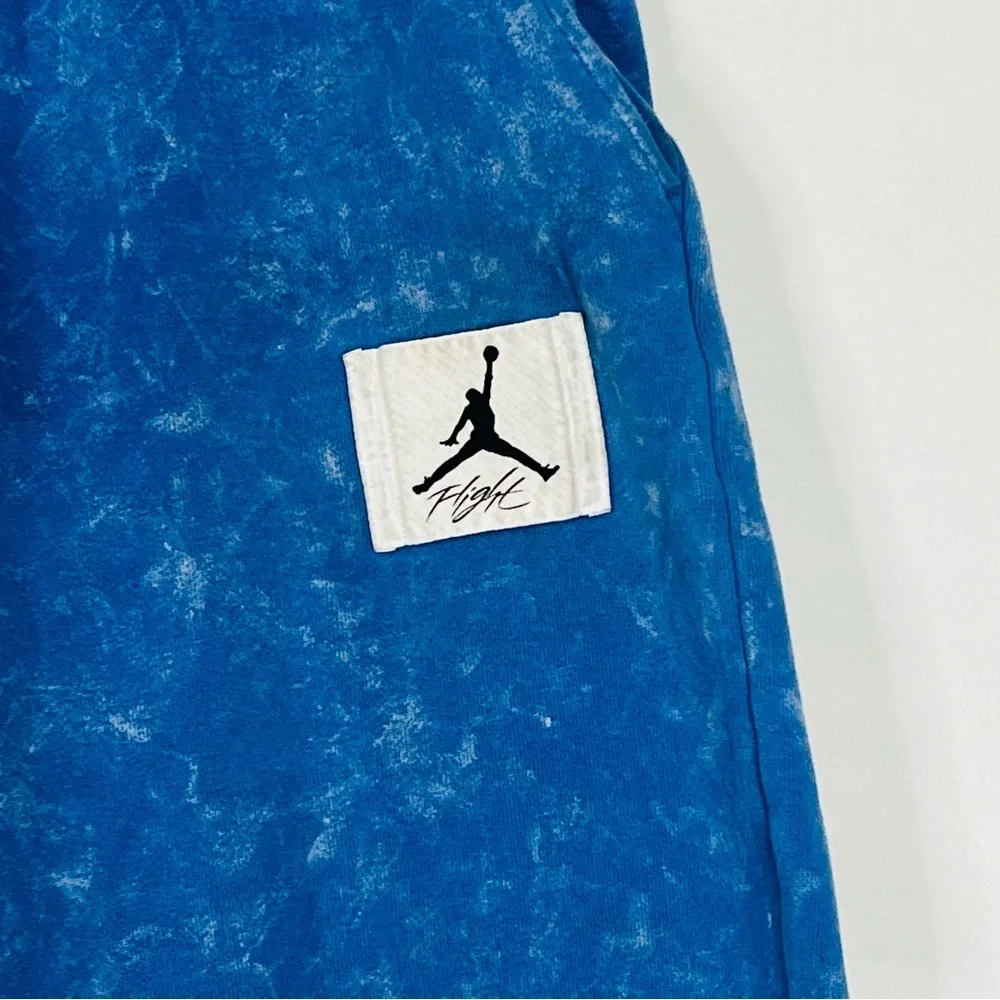 Jordan Essential Fleece Jumpman Acid Washed Flight Joggers Large